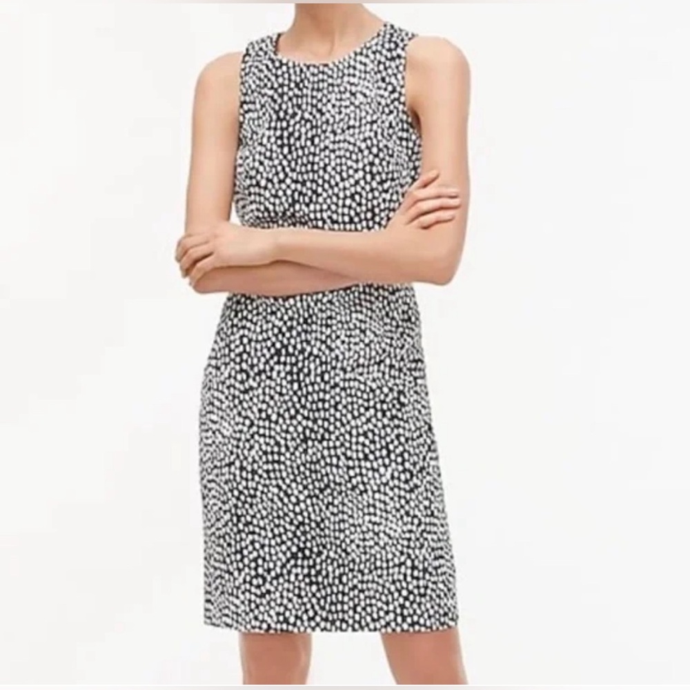 J. Crew Dot Sheath Dress